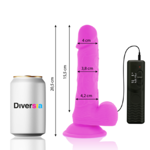 Diversia-Dildo Vibrator Flexibil Mov 20.5 cm -o- 4.2 cm-TPE 13 Diversia-Dildo Vibrator Flexibil Mov 20.5 cm -o- 4.2 cm-TPE - imagine 6