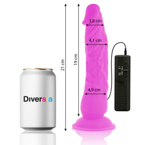 Diversia-Dildo Vibrator Flexibil Mov 21 cm -o- 4.9 cm-TPE 10 Diversia-Dildo Vibrator Flexibil Mov 21 cm -o- 4.9 cm-TPE - imagine 3