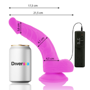 Diversia-Dildo Vibrator Flexibil Mov 21.5 cm - 4.5 cm-TPE 12 Diversia-Dildo Vibrator Flexibil Mov 21.5 cm - 4.5 cm-TPE - imagine 5