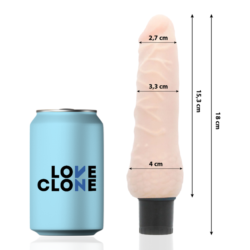 Loveclone-Sven Vibrator cu Auto-lubrifiere 18.5 Cm -o- 3.3 Cm-TPR 2 img 164216 82e504de1395521b6dd326de23032b8d 1