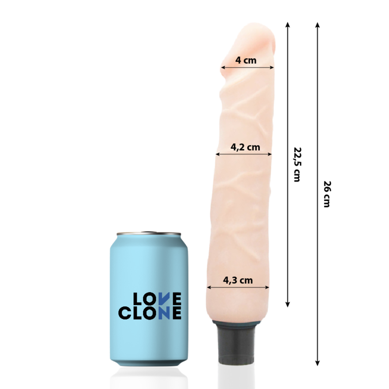 Loveclone-Jansen Vibrator cu Autolubrifiere 26 Cm - Ø 4.2 Cm-TPR 2 img 164220 53617131d265d6f5a36a0cb5b3b92fdf 1