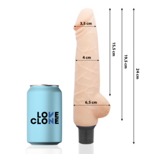 Loveclone-Harald Auto-lubrifiere Vibrator 24 Cm -o- 4 Cm-TPR 7 Loveclone-Harald Auto-lubrifiere Vibrator 24 Cm -o- 4 Cm-TPR - imagine 3