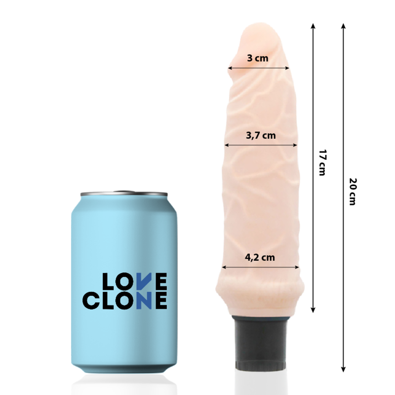 Loveclone-Ivar Vibrator cu Auto-lubrifiere 20 Cm -o- 3.7 Cm-TPR 2 img 164222 ce3e953f8051b22c420844a511a3f665 1
