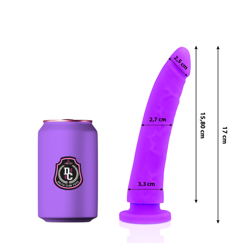 Deltaclub-Dildo din Silicon Medical Lilac 17 cm 1 img 164326 f883dd11bda6fd354bc91c929cc113d0 1
