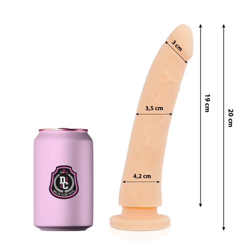 Deltaclub-Dildo Natural Medical din Silicon 20 cm - Ø 4 cm 1 img 164327 169867055477f92456291d7d8bdbbf46 1