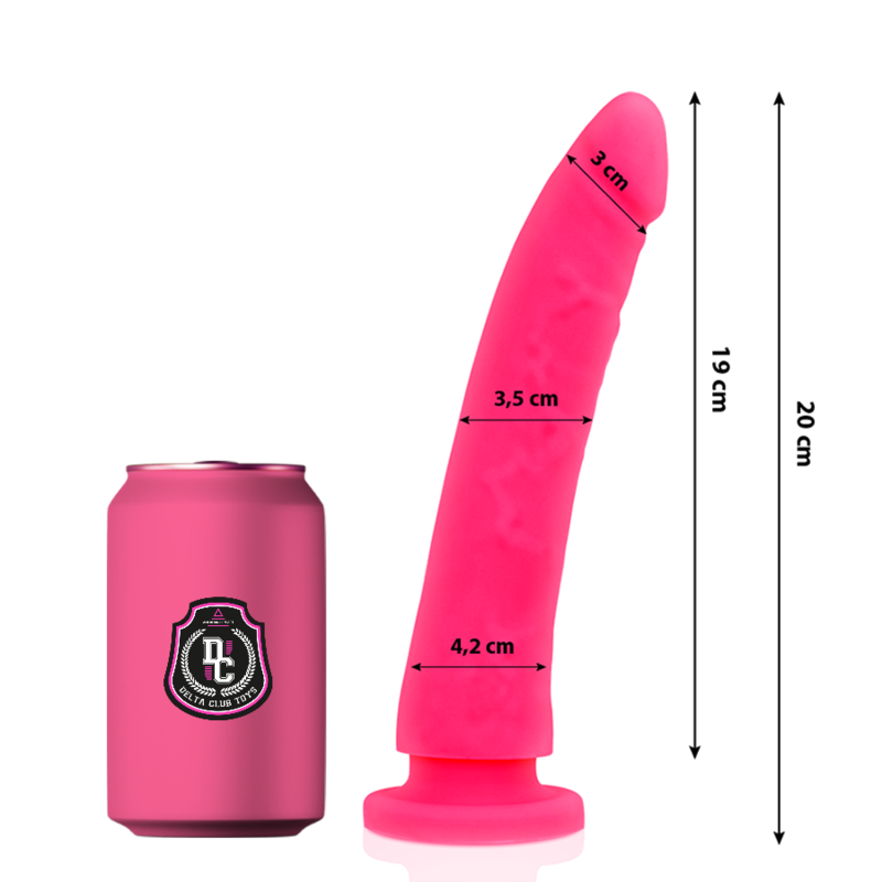 Deltaclub-Dildo Roz din Silicon Medical 20 cm - Ø 4 cm 1 img 164328 9865c12b3c76317afa21958327124ec3 1