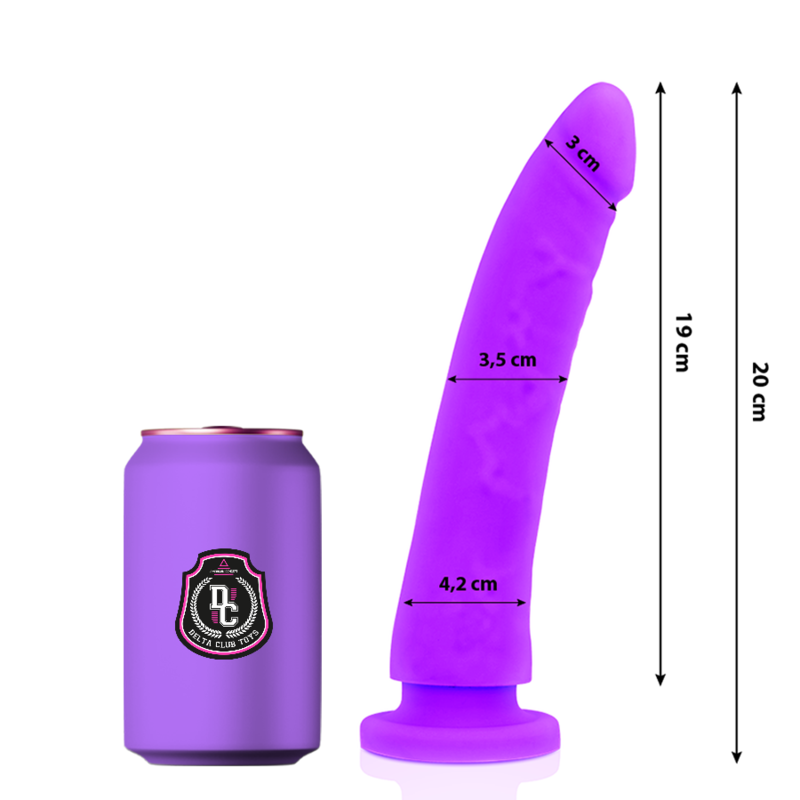 Deltaclub-Dildo Lila din Silicon Medical 20 cm Ø 4 cm 1 img 164329 366ef124d652816763657a767ec18bd4 1