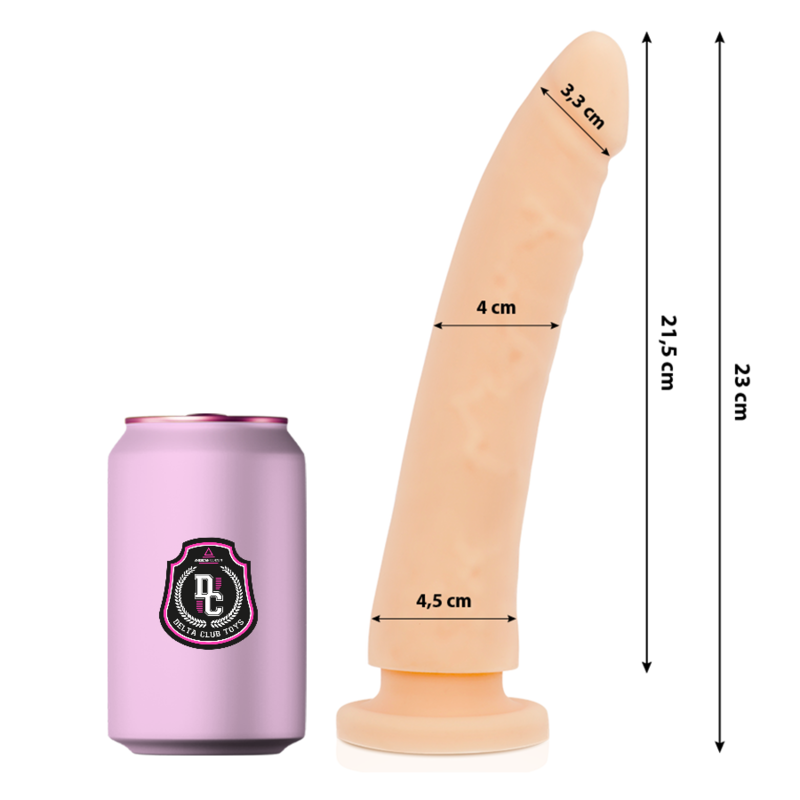 Deltaclub-Dildo Natural din Silicon Medical 23 cm, Diametru 4.5 cm 1 img 164330 938b0f6f757787ff936fe472d0547dd4 1