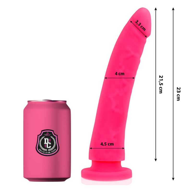 Deltaclub-Dildo Roz din Silicon Medical 23 cm -o- 4.5 cm 1 img 164331 327dc27039c3b07ff2f07240a9c92b36 1
