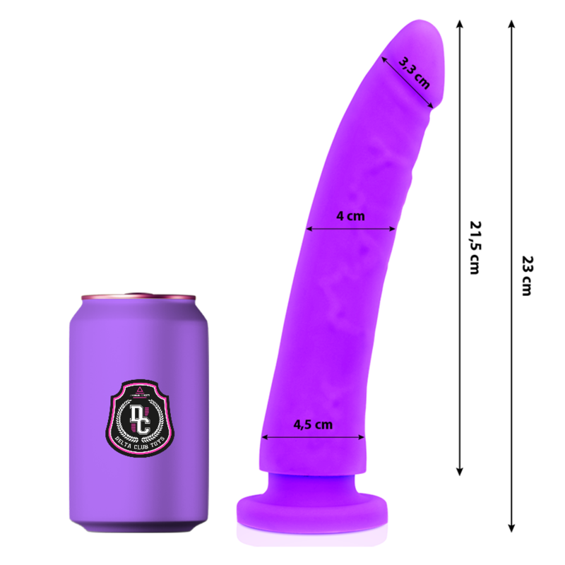 Deltaclub-Dildo Medical din Silicon Liliac 23 cm, Diametru 4.5 cm 1 img 164332 244f89a5bae229ad00254c6a19c06945 1