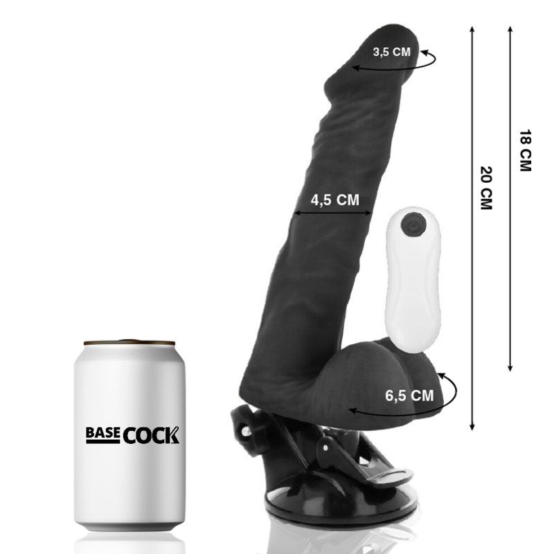 Basecock-Vibrator Realist Articulabil cu Telecomandă cu Fir, 20 1 img 165115 0f9744060da02e52f0aa5aa368770b72 1