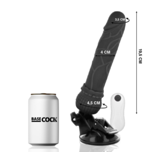 Basecock-Vibrator Realist cu Telecomandă 19.5 cm 8 Basecock-Vibrator Realist cu Telecomandă 19.5 cm - imagine 4