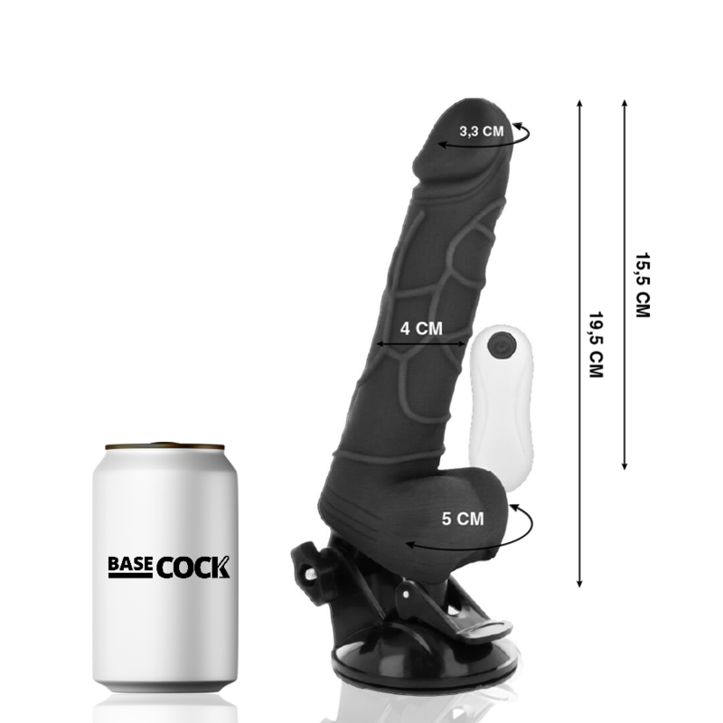 Basecock-Vibrator Realistic cu Telecomandă și Testicule 19.5cm 1 img 165141 7e00697b4e2f738d4206303e79c32f94 1