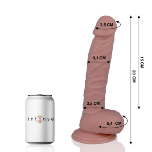 Mr. Intense Dildos-19 Dildo Realist 20 Cm -o- 3.1 Cm-Ventuza