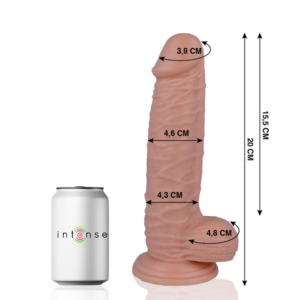 Mr. Intense Dildos-20 Penis Realist 20 Cm -o- 4.6 Cm-PVC, Ventuza