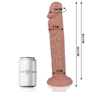 Mr. Intense Dildos-27 Dildo Realist 22.3 Cm -o- 4 Cm-PVC, Ventuza