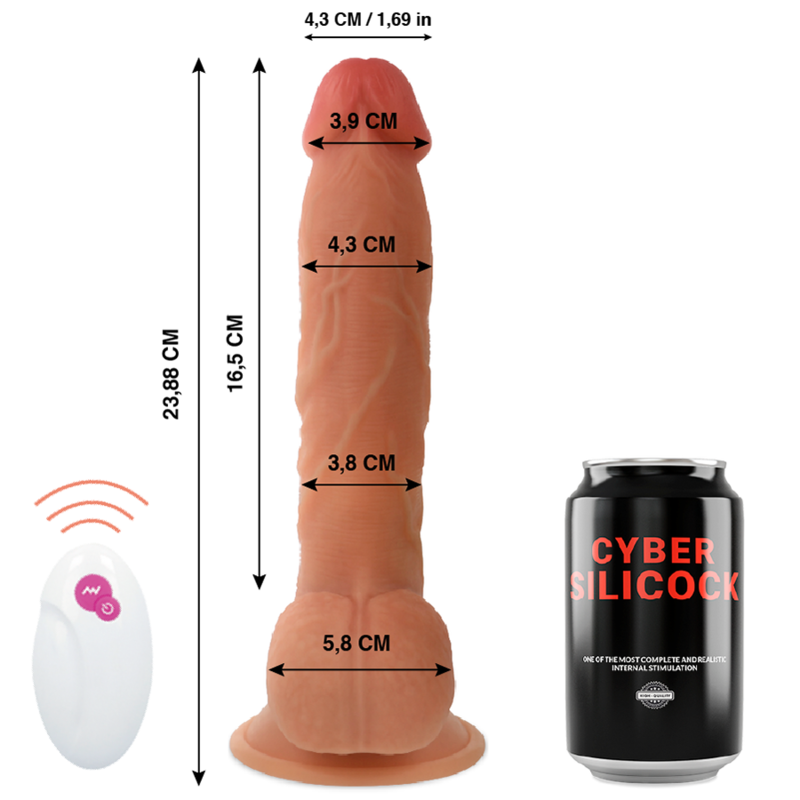 Cyber Silicock-Master Ultra Realist cu Telecomandă 23.88 Cm 2 img 165182 4327da3f340ebdbb71eeb7fbc6b012f0 1