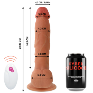 Cyber Silicock-Remote Control Realistic Mr John 23.88 cm -o- 4.3 cm 12 Cyber Silicock-Remote Control Realistic Mr John 23.88 cm -o- 4.3 cm - imagine 5