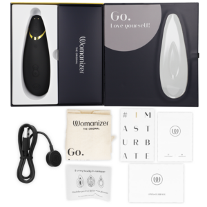 Womanizer-Premium 2 Stimulator Clitoral Negru-Silicon, 12 Trepte - imagine 5