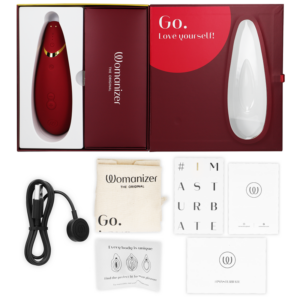 Womanizer-Premium 2 Stimulator de Clitoris Bordo-Silicon, 12 12 Womanizer-Premium 2 Stimulator de Clitoris Bordo-Silicon, 12 - imagine 5