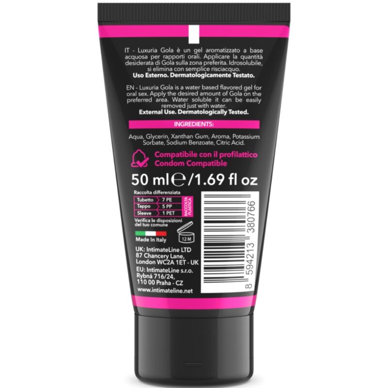 Intimateline Luxuria-Gel Oral pentru Sex Aromă Cireșe 50 ml 2 img 183310 860880a6c0aa6685917b28e8785e4a10 1