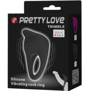 For Him-Thimble Inel Vibrator Negru-Silicon 16 For Him-Thimble Inel Vibrator Negru-Silicon - imagine 8