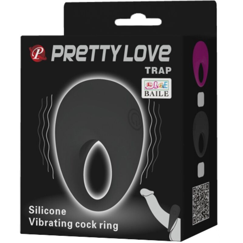 For Him-Trap Inel Vibrator Negru-Silicon 8 For Him-Trap Inel Vibrator Negru-Silicon — PRETTY LOVE · Inele & Mansoane Penis (imaginea 8)