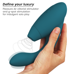 Womanizer-Duo 2 Stimulator Dual Albastru Petrol-Silicon, 10 Trepte 12 Womanizer-Duo 2 Stimulator Dual Albastru Petrol-Silicon, 10 Trepte - imagine 5