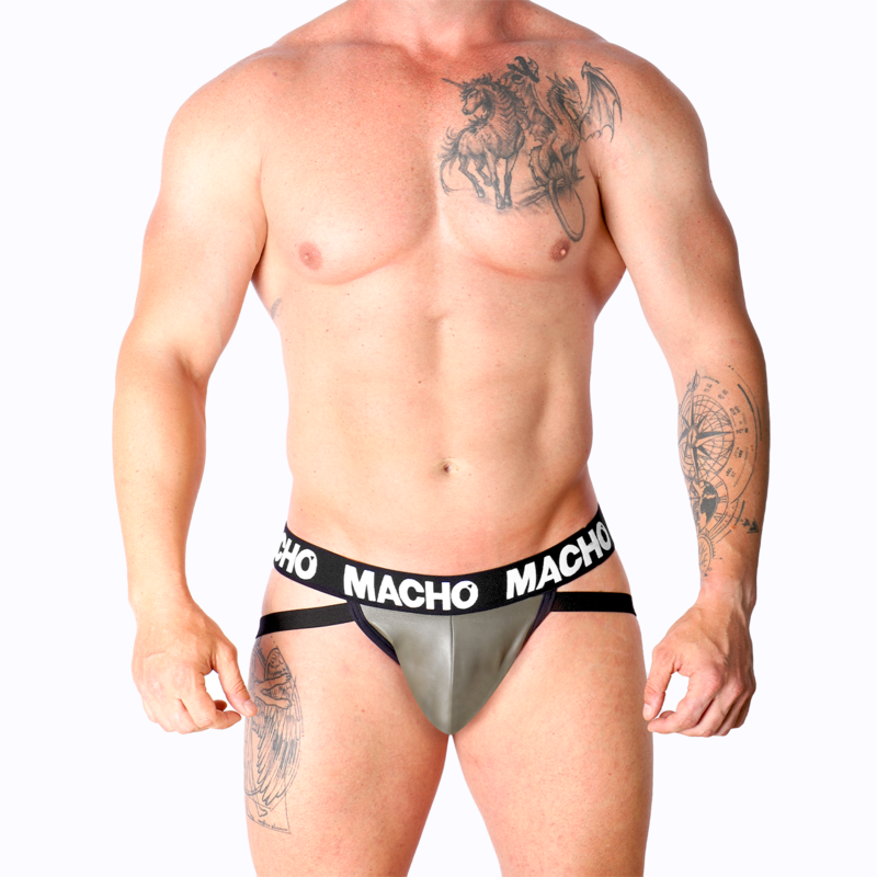 Macho Underwear-MX27GR Jock Gri Bej Polipiel, S/M/L/XL 4 img 187203 da703a47898a1fc2ec5e0ec49cc583f7 1