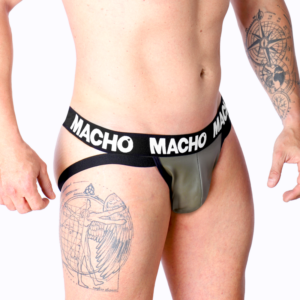 Macho Underwear-MX27GR Jock Gri Bej Polipiel, S/M/L/XL 11 Macho Underwear-MX27GR Jock Gri Bej Polipiel, S/M/L/XL - imagine 6