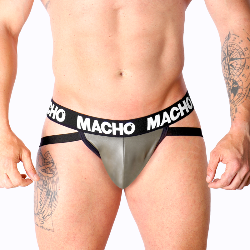 MACHO MX27GR JOCK GRAY BEIGE LEATHER S img 187205 5f596491abce2b83bf341e0490e072a5 1