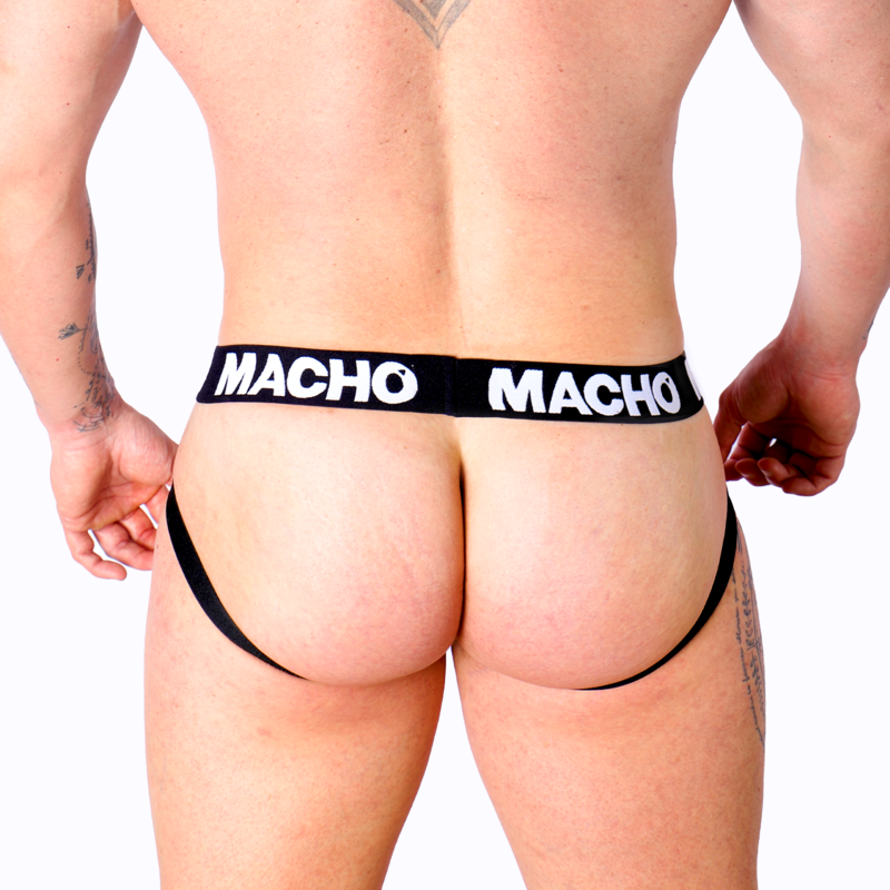 Macho Underwear-MX25NC Jock Piele Neagră, S/M/L/XL 3 img 187220 0fa28abeab1c894a7966922244e93ed0 1
