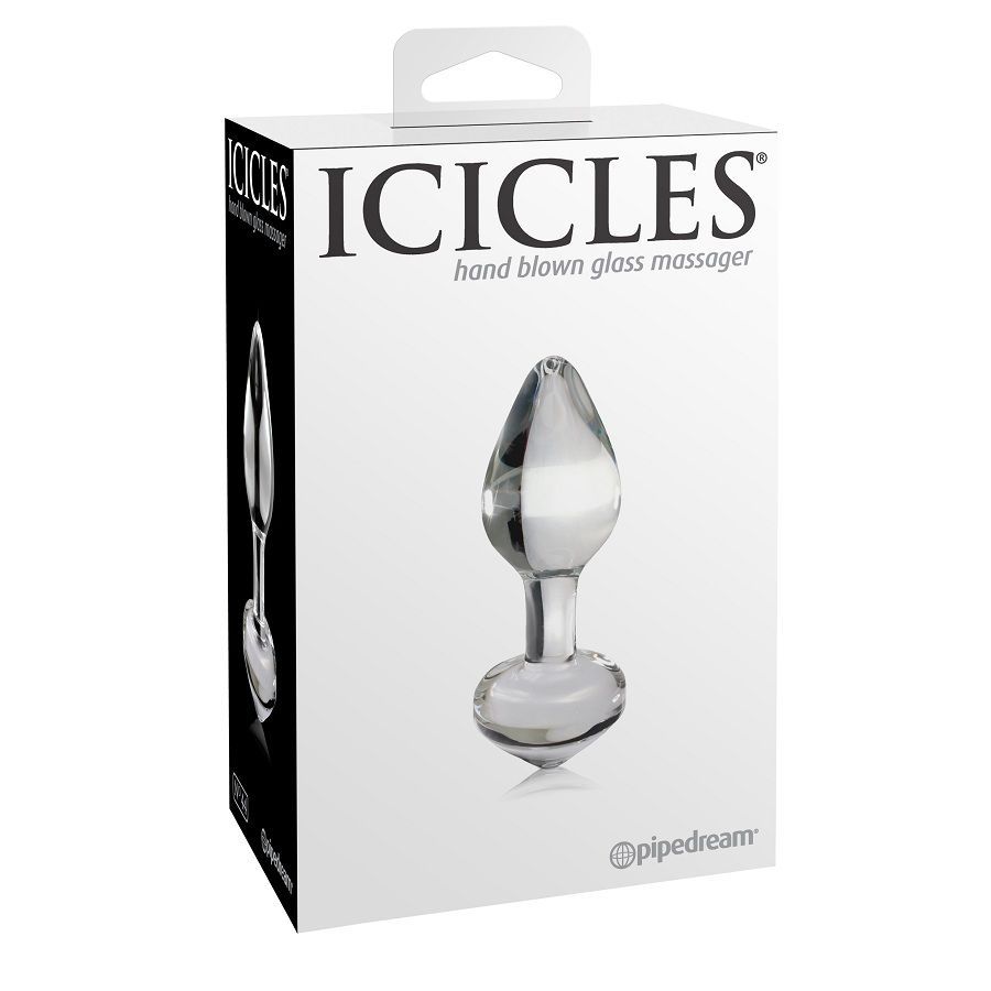 Icicles-N. 44 Plug Anal Transparent-Sticla 2 img 20010 a0860d41e115b70c6f85d58e66f68354 1