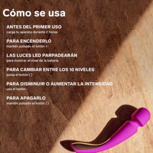 Lelo-Smart Medium Wand 2 Ocean Blue Masajer-Silicon, 10 Trepte 12 Lelo-Smart Medium Wand 2 Ocean Blue Masajer-Silicon, 10 Trepte · Vibratoare (imaginea 6)