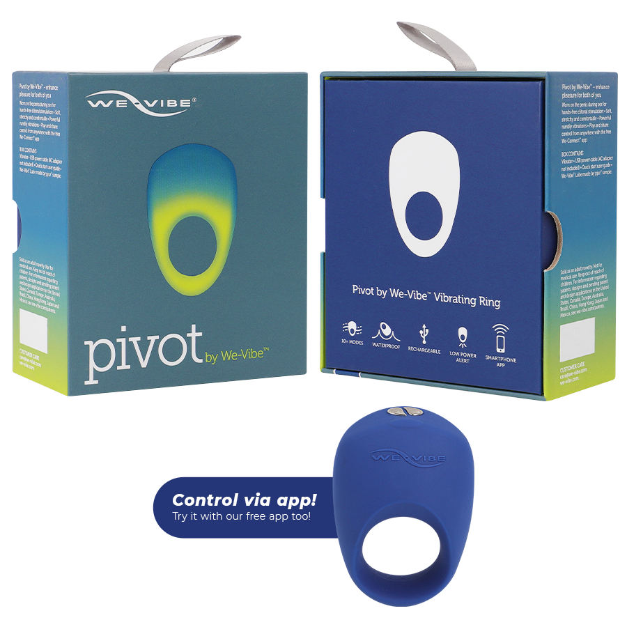 We-vibe-Pivot Inel Vibrator We-connect-Silicon, 10 Trepte · Inele & Mansoane Penis (imaginea 7)
