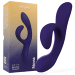 We-vibe-Nova 3 Rabbit Vibrator Midnight Blue-Silicon, Reincarcabil · Jucarii Cupluri