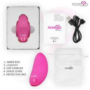 Moressa-Vibrator Blossom Roz-Silicon, 5 Trepte, Reincarcabil, USB 16 Moressa-Vibrator Blossom Roz-Silicon, 5 Trepte, Reincarcabil, USB - imagine 8