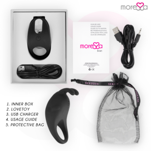 Moressa-Brad Premium din Silicon Reîncărcabil Negru-7 Trepte 14 Moressa-Brad Premium din Silicon Reîncărcabil Negru-7 Trepte - imagine 6
