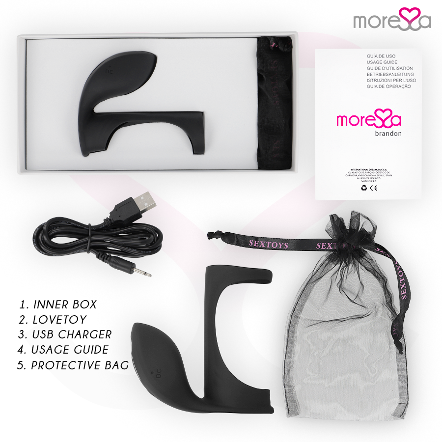Moressa-Brandon Inel Vibrator cu Husă-Silicon, 7 Trepte 5 img 212939 26939b7398bc7b81f8279642305f1a2c 1