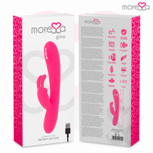 Moressa-Gino Premium Vibrator Reîncărcabil din Silicon-7 Trepte - imagine 8