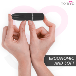 Moressa-Ivy Vibrator Stimulator Travel Negru-Silicon, 5 Trepte 13 Moressa-Ivy Vibrator Stimulator Travel Negru-Silicon, 5 Trepte - imagine 5