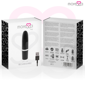 Moressa-Ivy Vibrator Stimulator Travel Negru-Silicon, 5 Trepte 15 Moressa-Ivy Vibrator Stimulator Travel Negru-Silicon, 5 Trepte - imagine 7