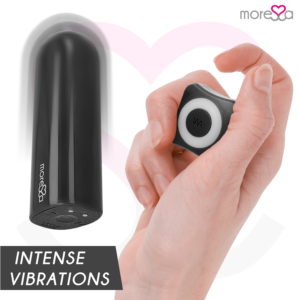 Moressa-Nix Vibrator cu Telecomandă, Negru-Silicon, 7 Trepte 11 Moressa-Nix Vibrator cu Telecomandă, Negru-Silicon, 7 Trepte - imagine 3