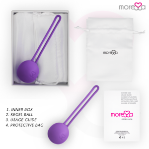 Moressa-Osian One Premium Lila Silicon-Silentios, Rotatie - imagine 6