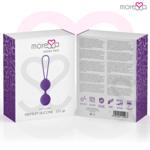 Moressa-Osian Two Premium Liliac Silicon-Silentios, Rotatie - imagine 6