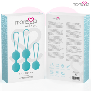Moressa-Osian Set Premium Turcoaz din Silicon-Silentios, Rotatie · Jucarii Anale (imaginea 7)
