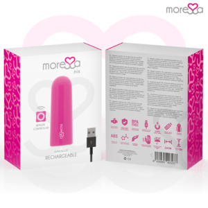 Moressa-Nix Vibrator cu Telecomandă Roz-Silicon, 7 Trepte - imagine 7