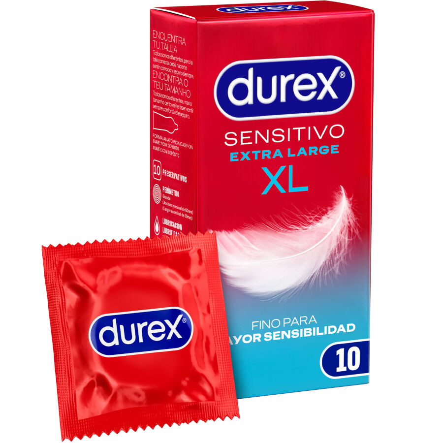 Durex Condoms-Sensitive Xl Prezervative Extra Largi - 10 1 img 214616 d3432e1d38dc9ceaa173cd1884cf5e55 1