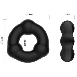 Crazy Bull-Inel din Silicon Super Soft cu Nodule-Waterproof 12 Crazy Bull-Inel din Silicon Super Soft cu Nodule-Waterproof - imagine 6