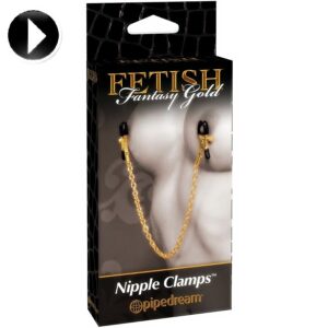Fetish Fantasy Gold-Cleme pentru Sfârcuri — PIPEDREAMS · Accesorii BDSM (imaginea 4)